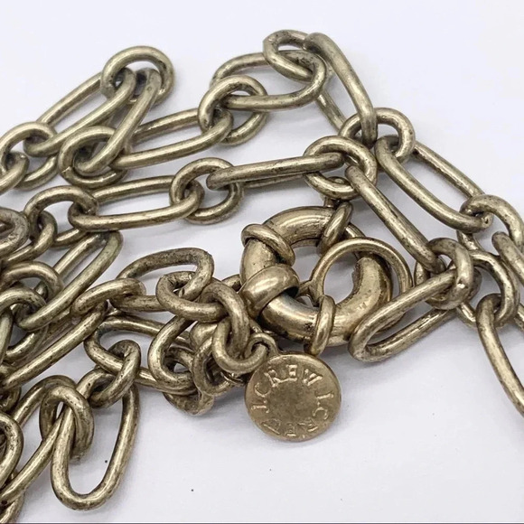 J. Crew Gold Jeweled Triple Tassel Necklace - Picture 4 of 4